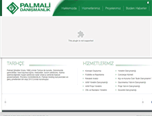 Tablet Screenshot of palmalidanismanlik.com